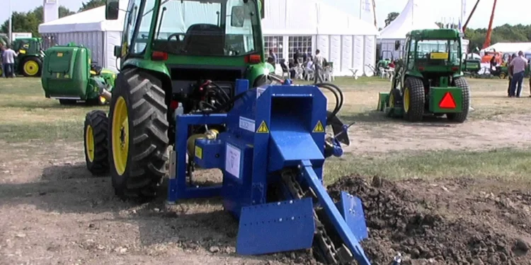 GM 1 AF Grabenfräse als Traktorfräse