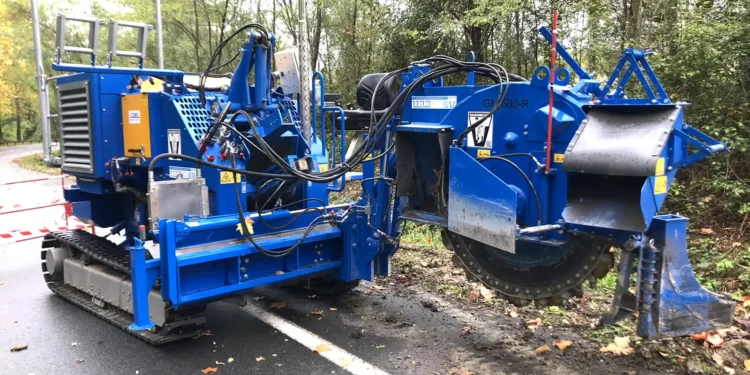 GM 600 R – Fräsrad für den Kabelbau