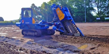 Fels Grabenfräse mieten GM6 ASR im Einsatz